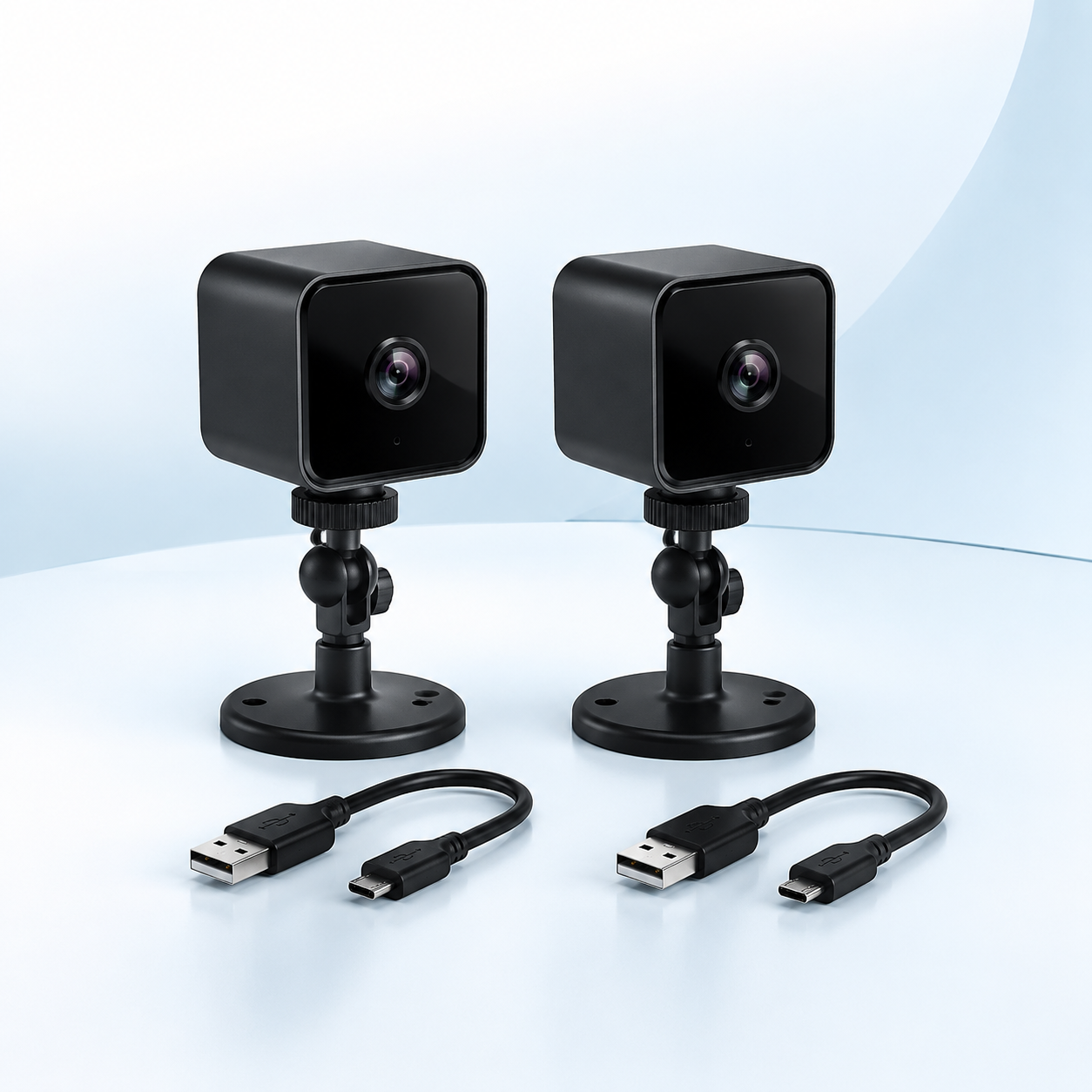 Pack 2 Mini Caméras Wi‑Fi